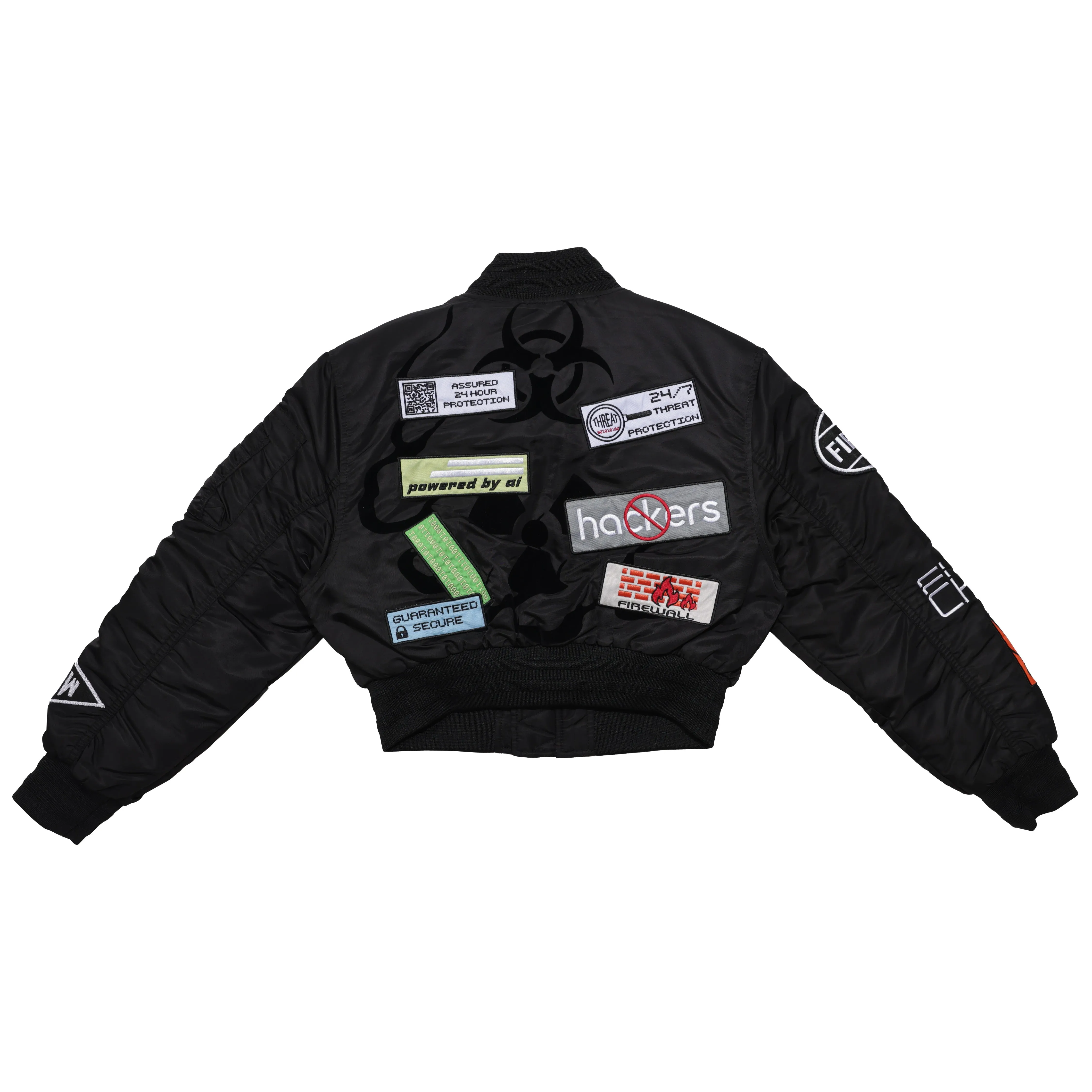 CAUTION MULTI PATCHES MA-1 JACKET