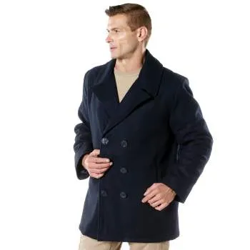 Classic US Navy Wool Pea Coat