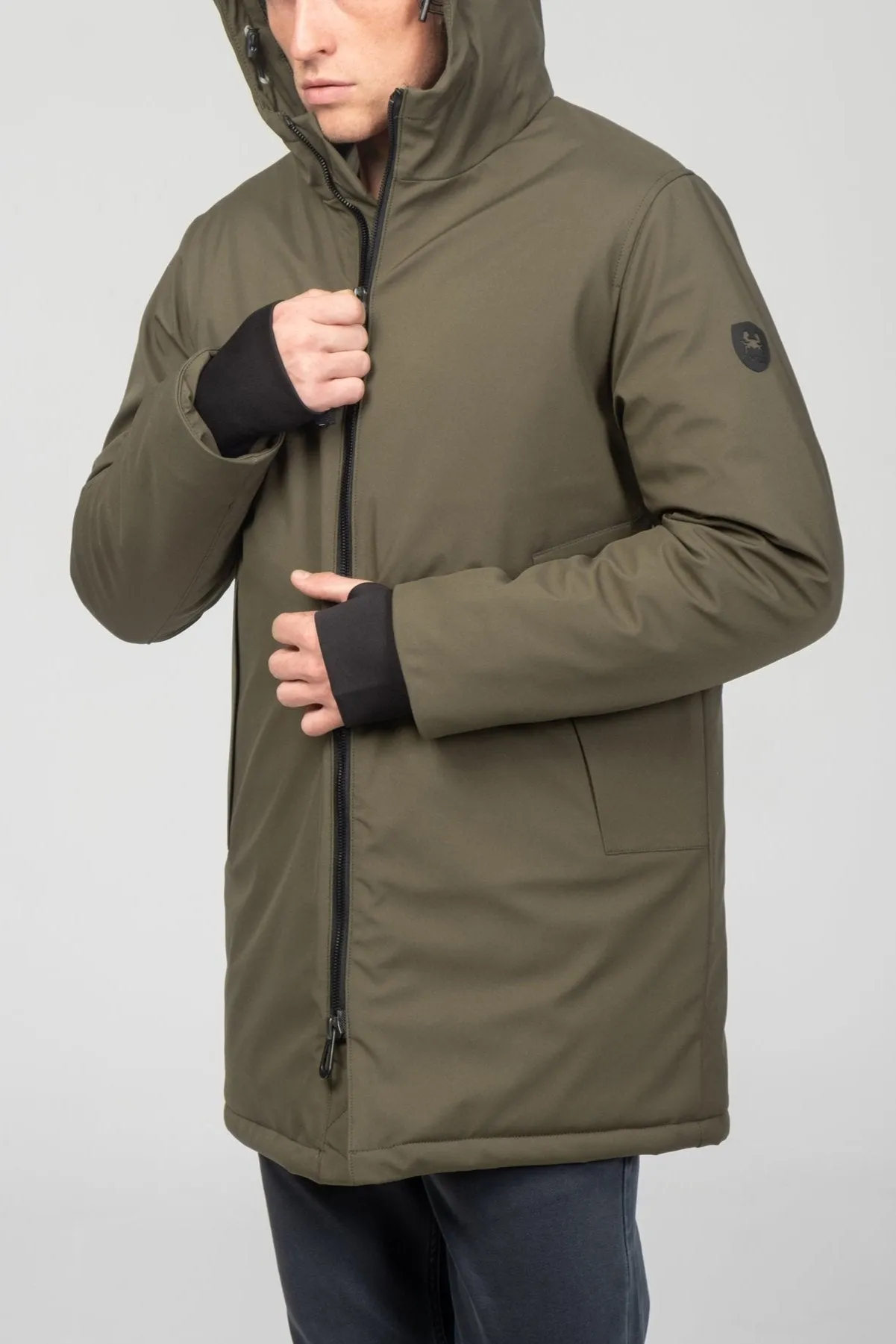 Cozy Seamless Winter Coat - Khaki