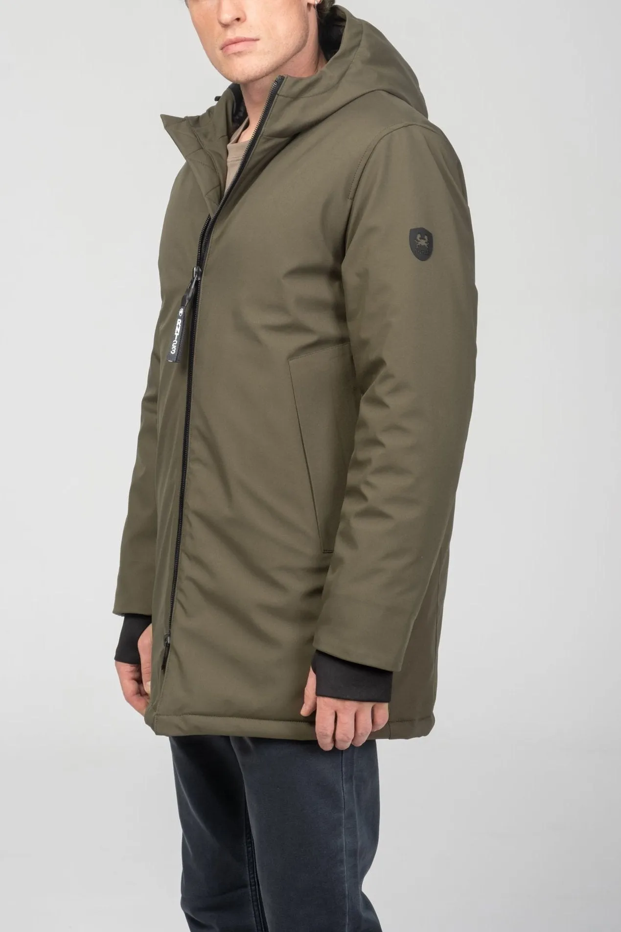 Cozy Seamless Winter Coat - Khaki