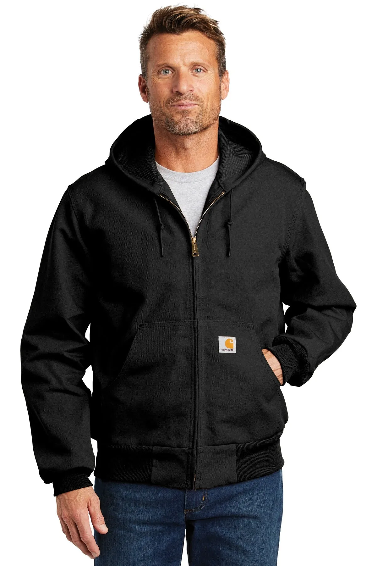 Custom Embroidered - Carhartt ® Tall Thermal-Lined Duck Active Jac. CTTJ131