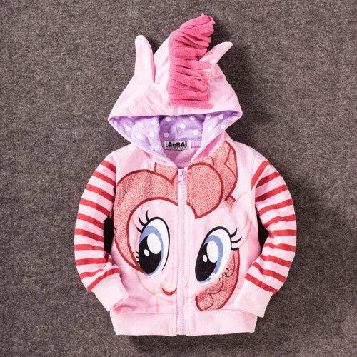 Cute Pony Kids Cartoon Jacket - Free Shipping to N.A.