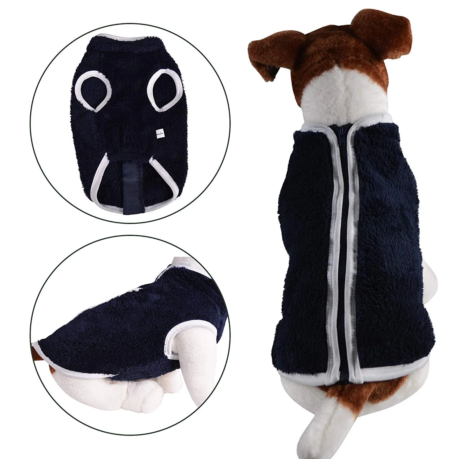 Faux Sheep Fur Dog Vest