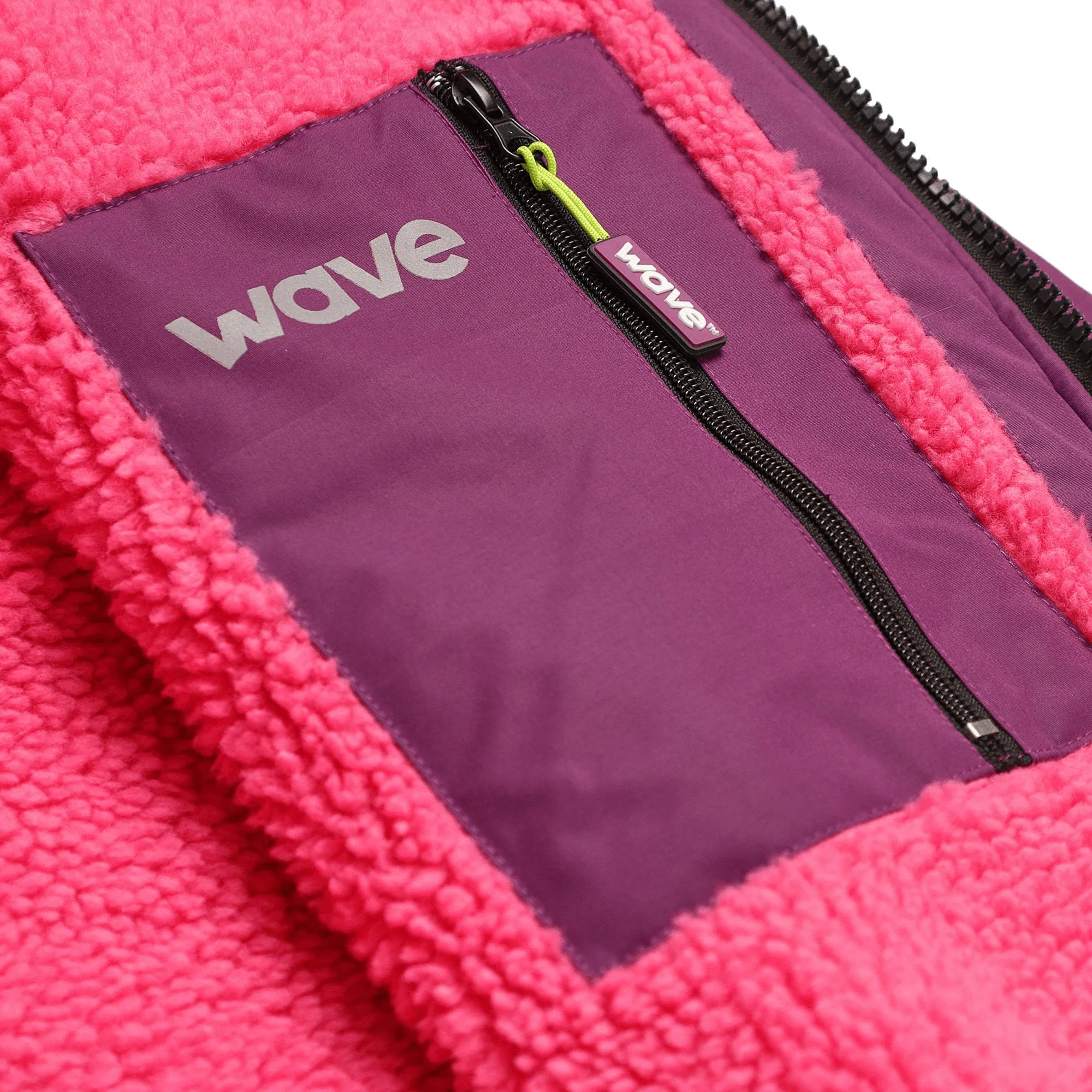 Fleece-Lined Hot Tub Changing Robe | Waterproof & Windproof | Unisex | Purple