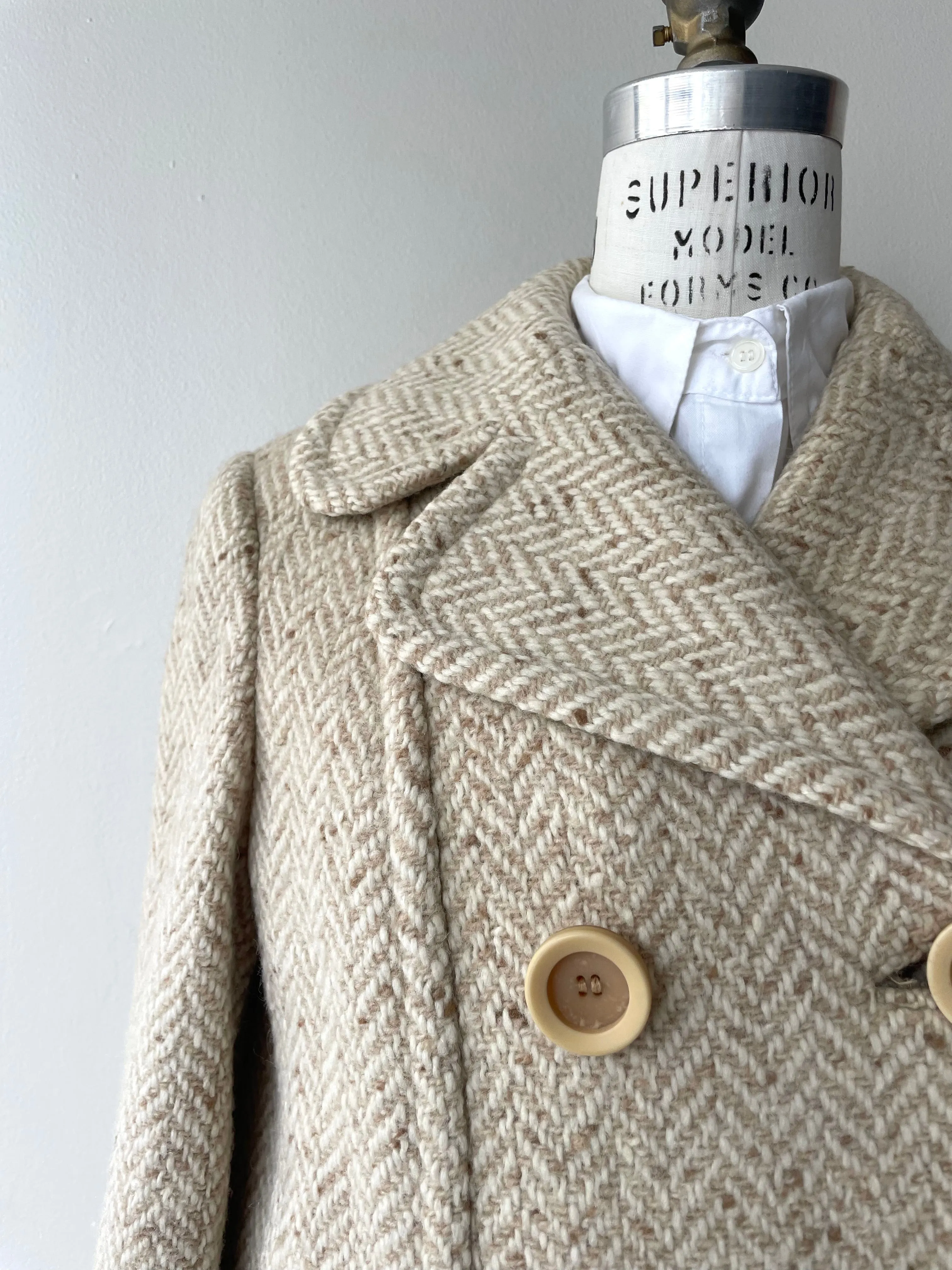 Golden Tweed Coat | 1960s