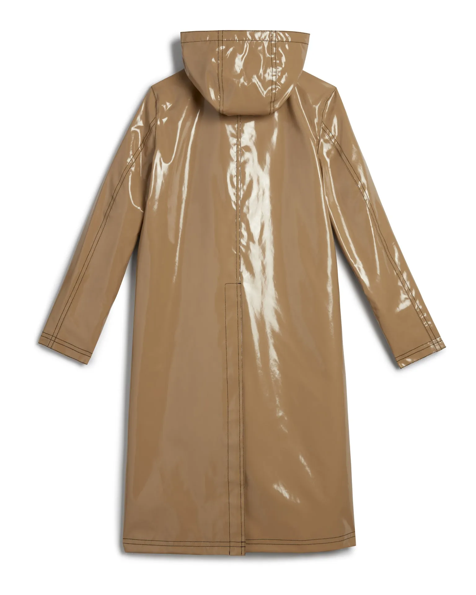 HOODED SLICKER RAIN COAT