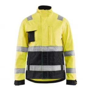 Ladies&#x20;High&#x20;Vis&#x20;Jacket&#x20;4903&#x20;High&#x20;Vis&#x20;Geel&#x2F;Zwart&#x20;-&#x20;Bl&#xE5;kl&#xE4;der