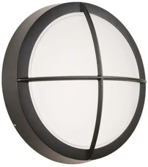 Lithonia Lighting Vandal-Resistant Round Light Fixture Black 120 / 277 Volts 2 26-Watt Double Twin-Tube Lamps