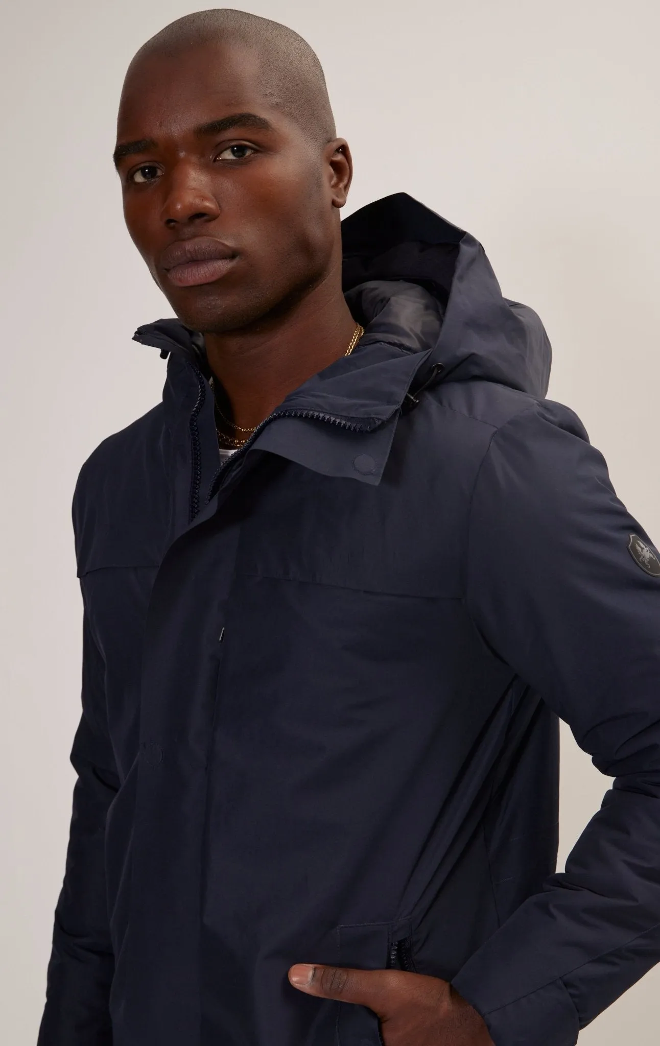 Magneto Waterproof Coat - Navy