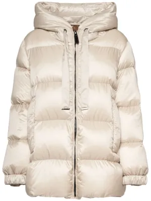 Max Mara   Seia hooded waterproof down jacket w/zip 