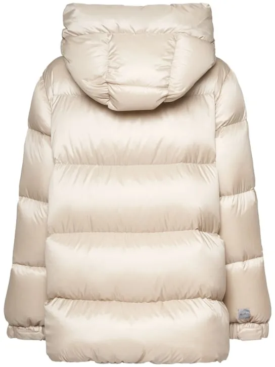 Max Mara   Seia hooded waterproof down jacket w/zip 