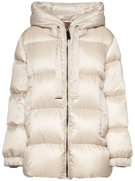 Max Mara   Seia hooded waterproof down jacket w/zip 