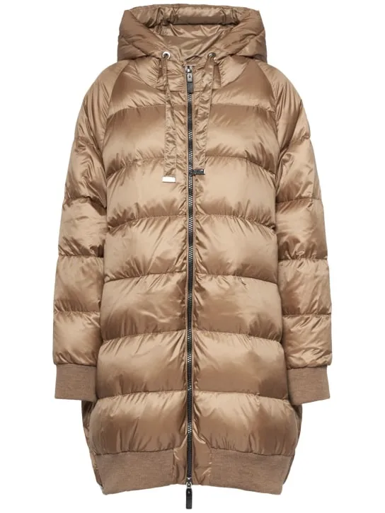 Max Mara   Seif waterproof down long jacket 