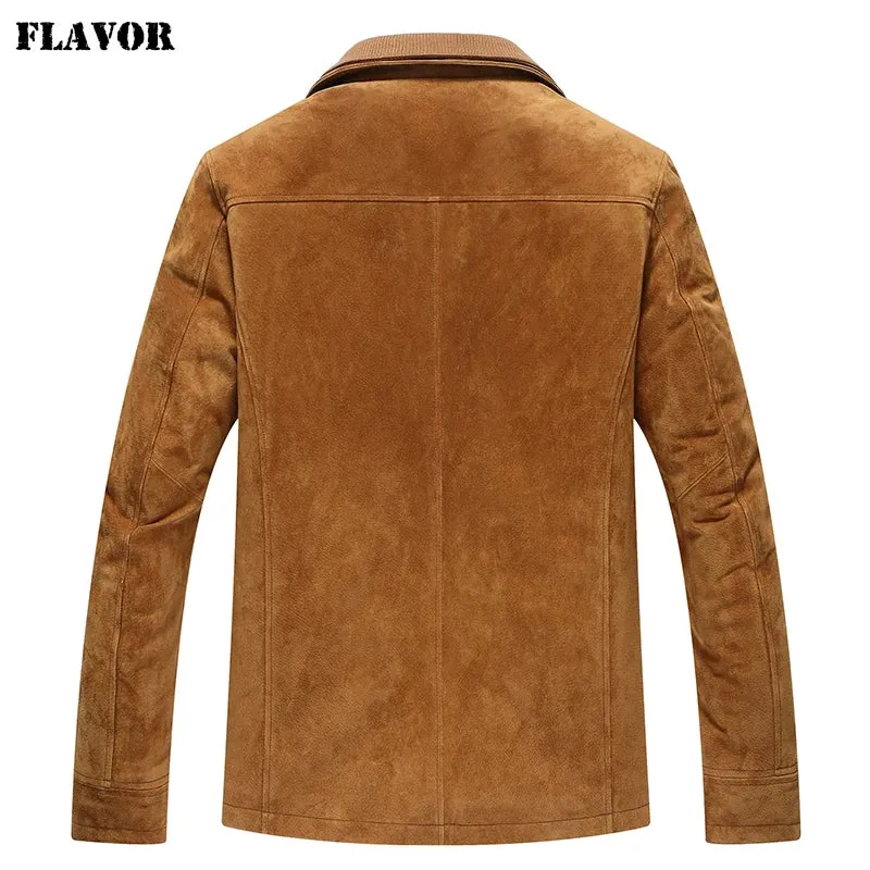 Men's Suede Leather Jacket