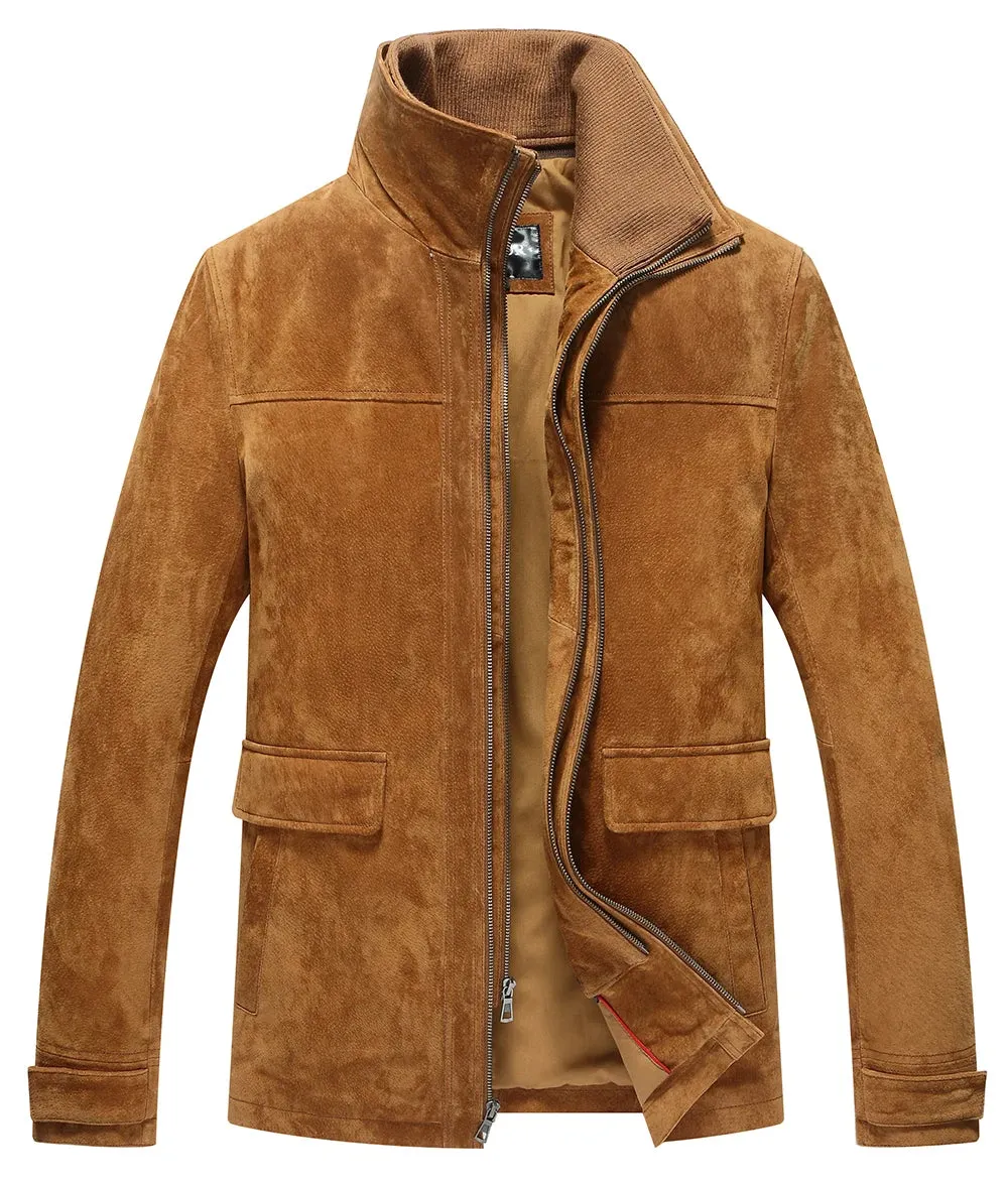 Men's Suede Leather Jacket