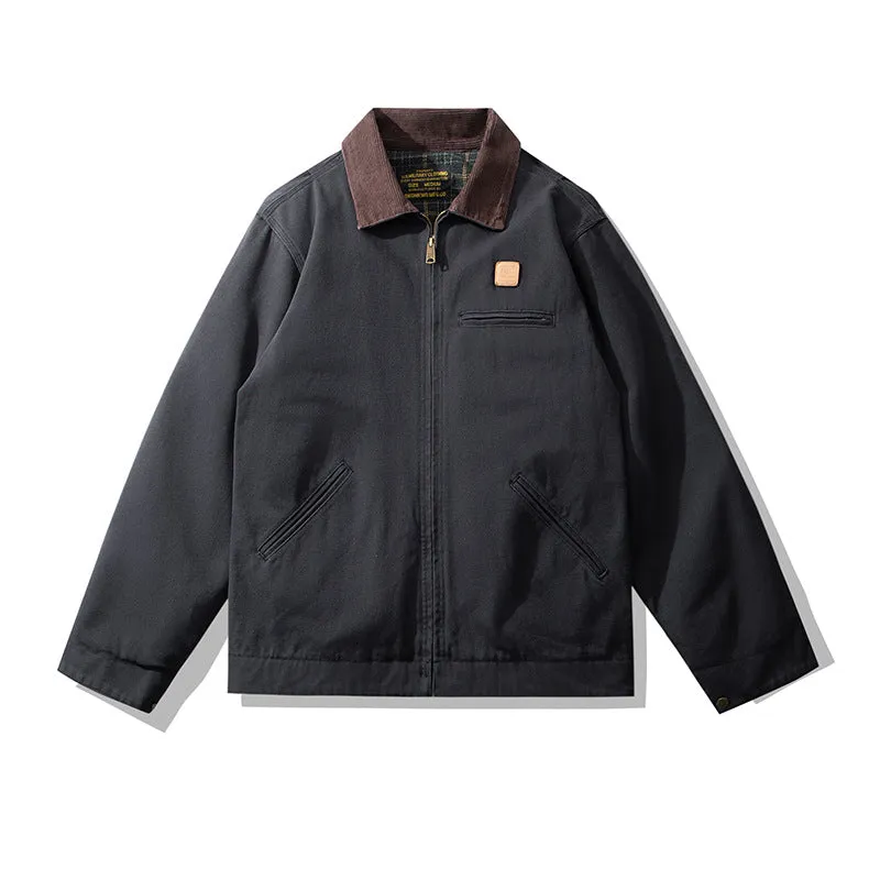 Men's Winter Canvas Thickened Jacket