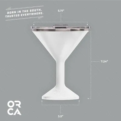 ORCA Coolers 13oz Tini Stainless Steel Lidded Martini Tumbler - Pearl