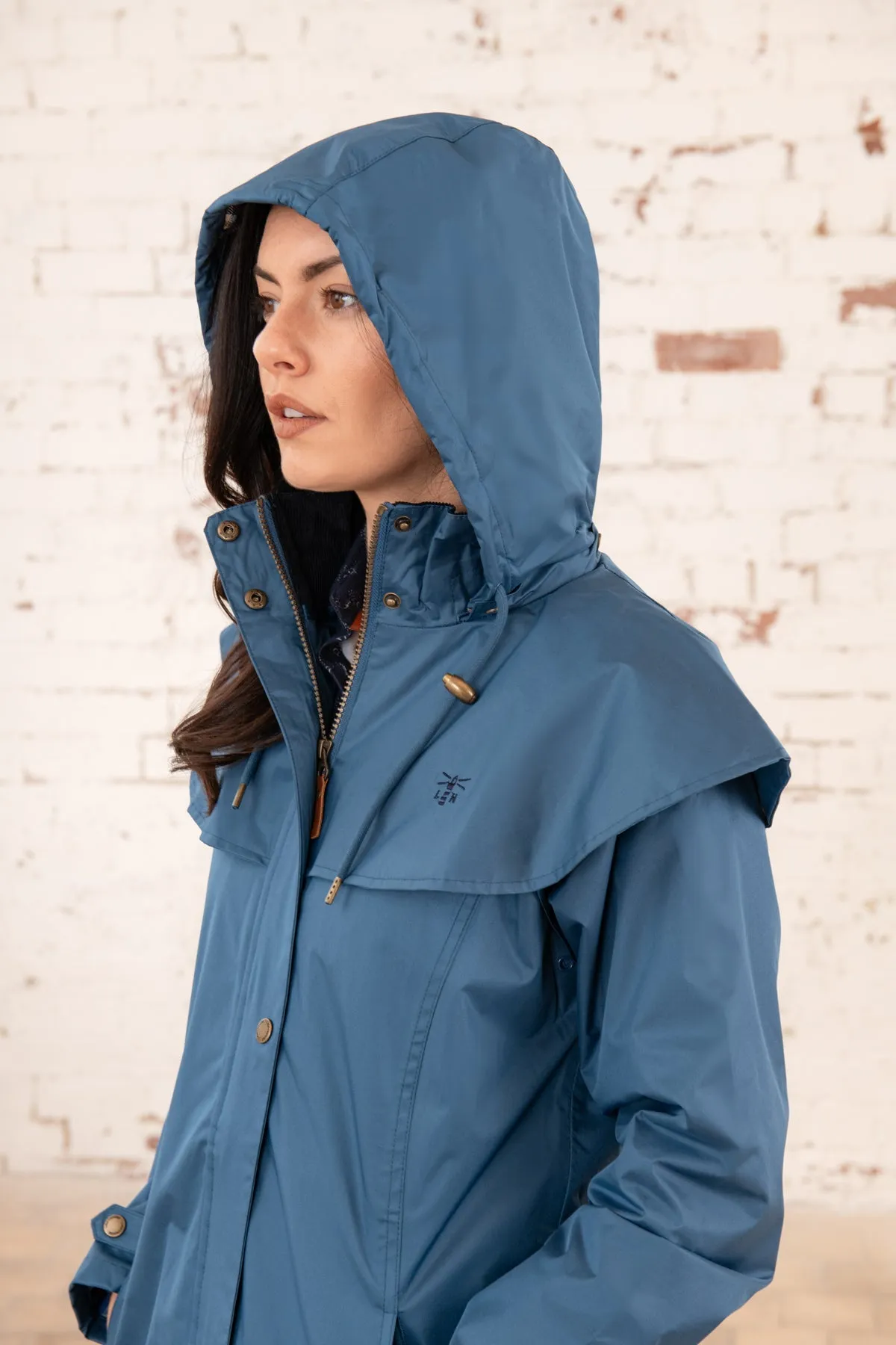 Outback Full Length Waterproof Raincoat - Deep Sea