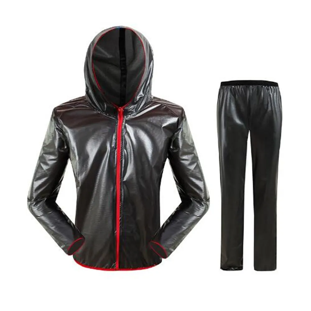 Outdoor Sports Bike Cycling Raincoat Detachable Coat   Pants