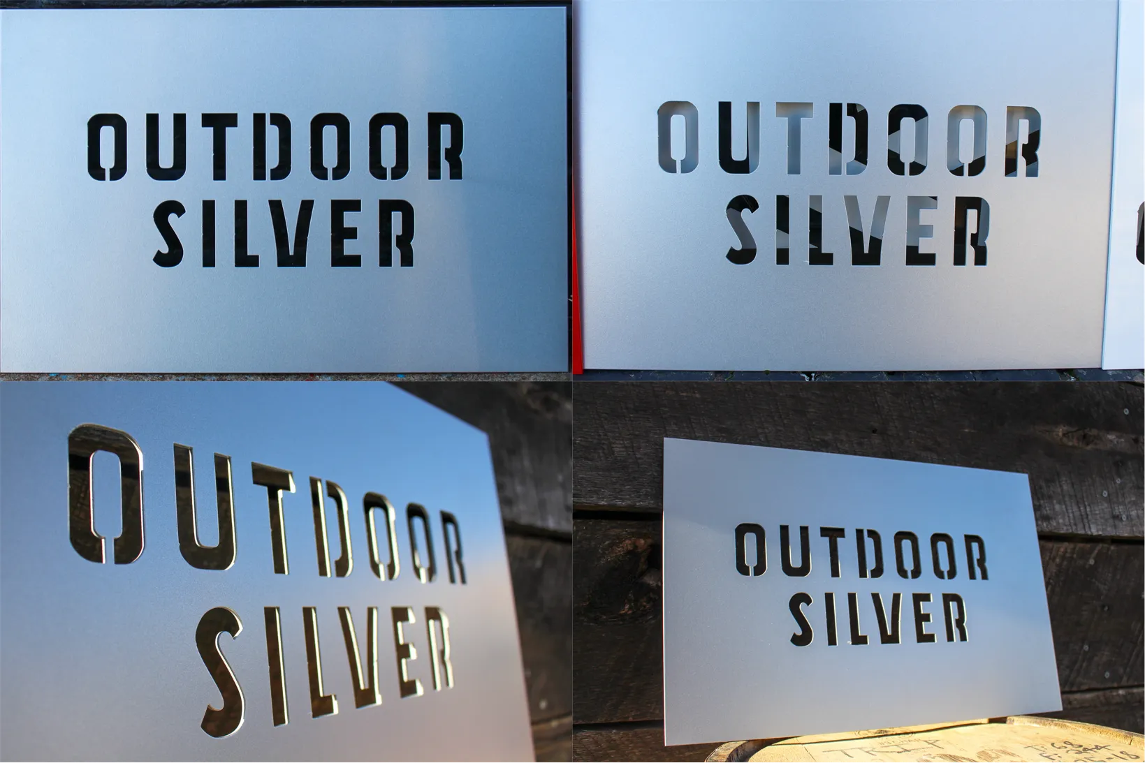 Personalized Base Camp Porch Sign - Custom Metal Mountain and Trees Rustic Interior Decor - Welcome Signs - Wall Art