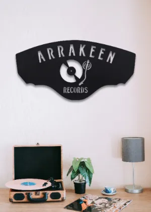 Personalized Music Studio Sign - Retro, On Air, Recording, Speaker, Vinyl, Record, Turntable, Label, Independent, Personalized Home Decor