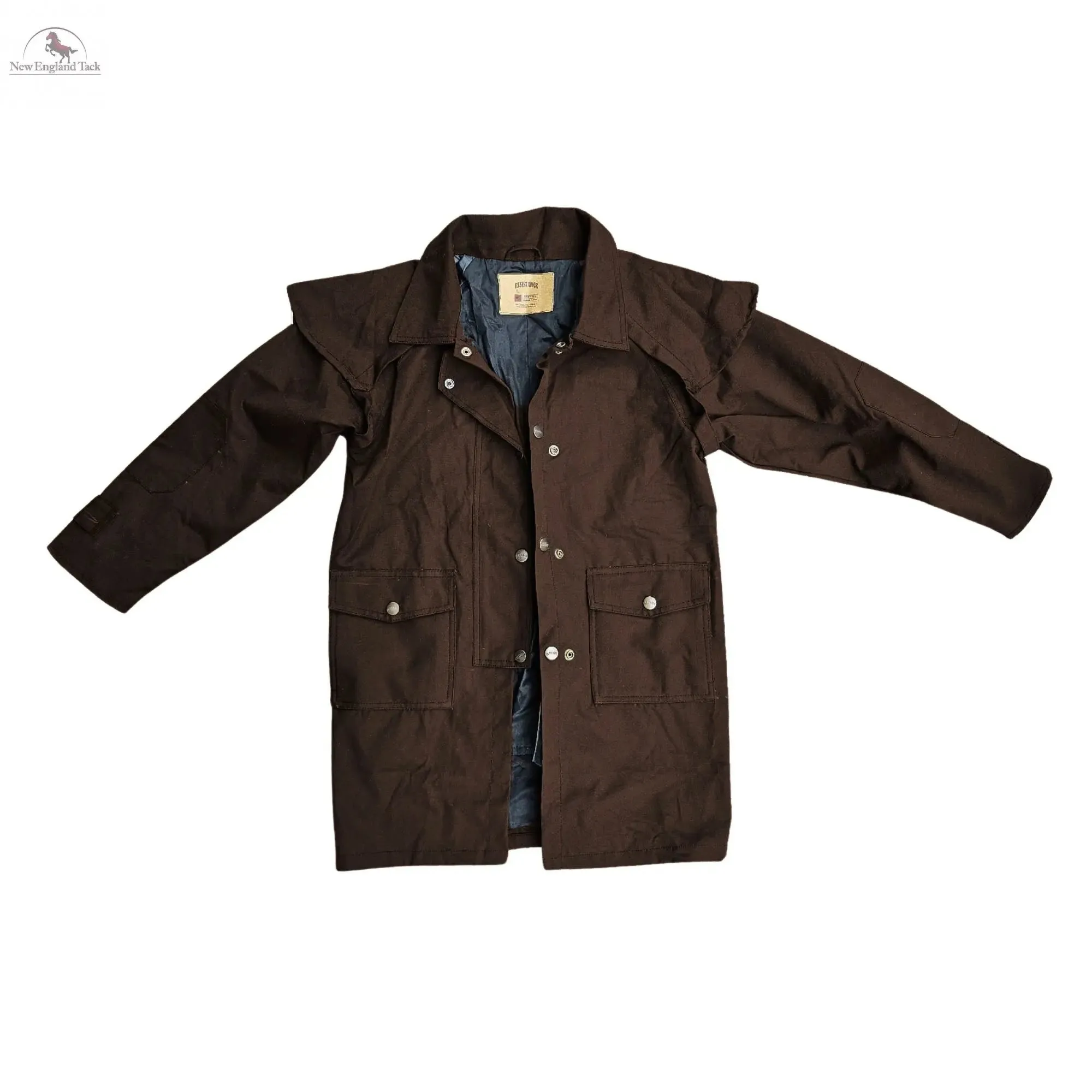 Resistance Kids Western Oilskin Waterproof Duster Coat