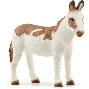 Schleich American Spotted Donkey Figurine