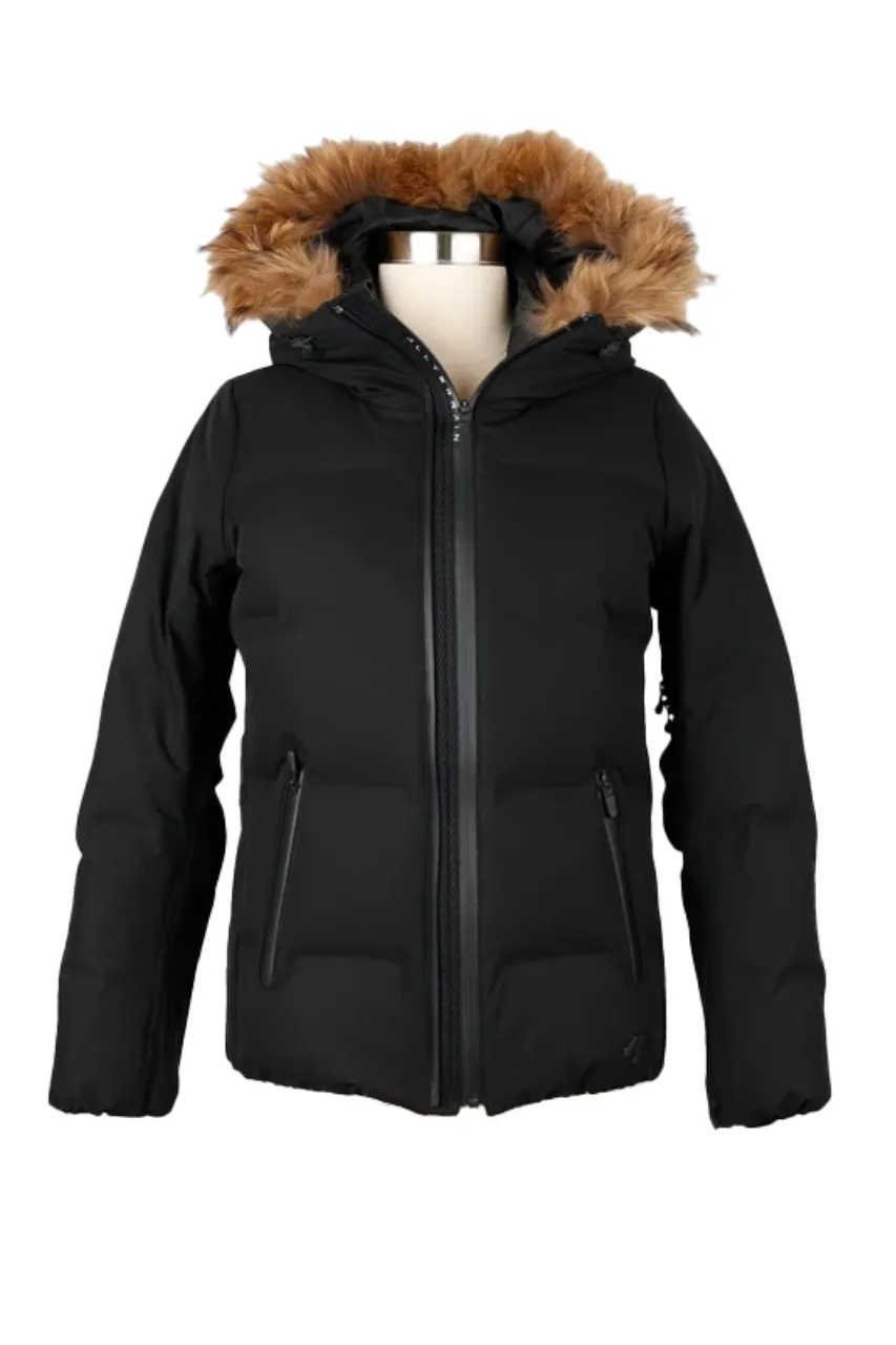 Short Fur Hood Puffer Jacket