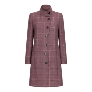 Sinead Mauve Thirsk Tweed Coat