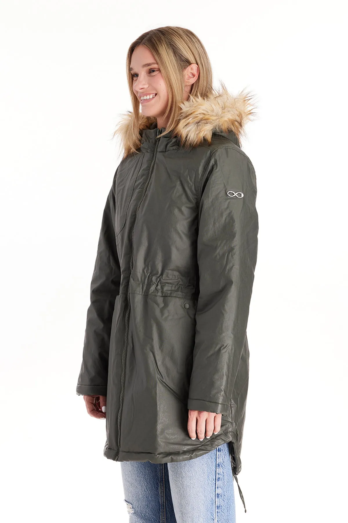 Sofia Waxed Shell 3 in 1 Maternity Parka