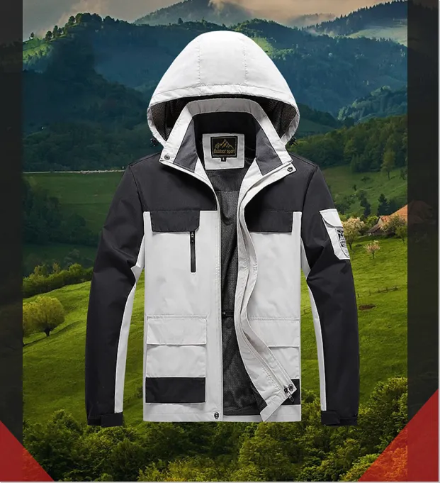 Sports And Leisure Hooded Hiking Jacket