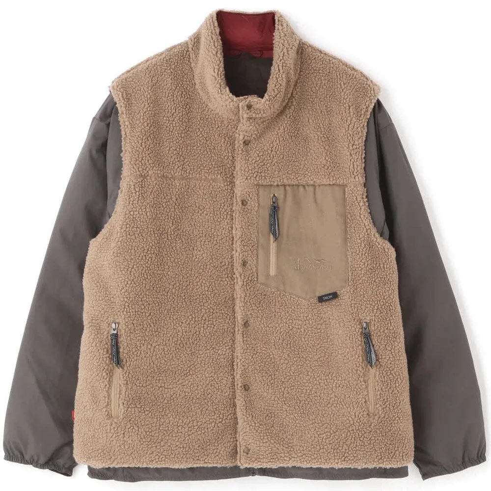 Taion 12Way Down Jacket 'Beige / Grey'