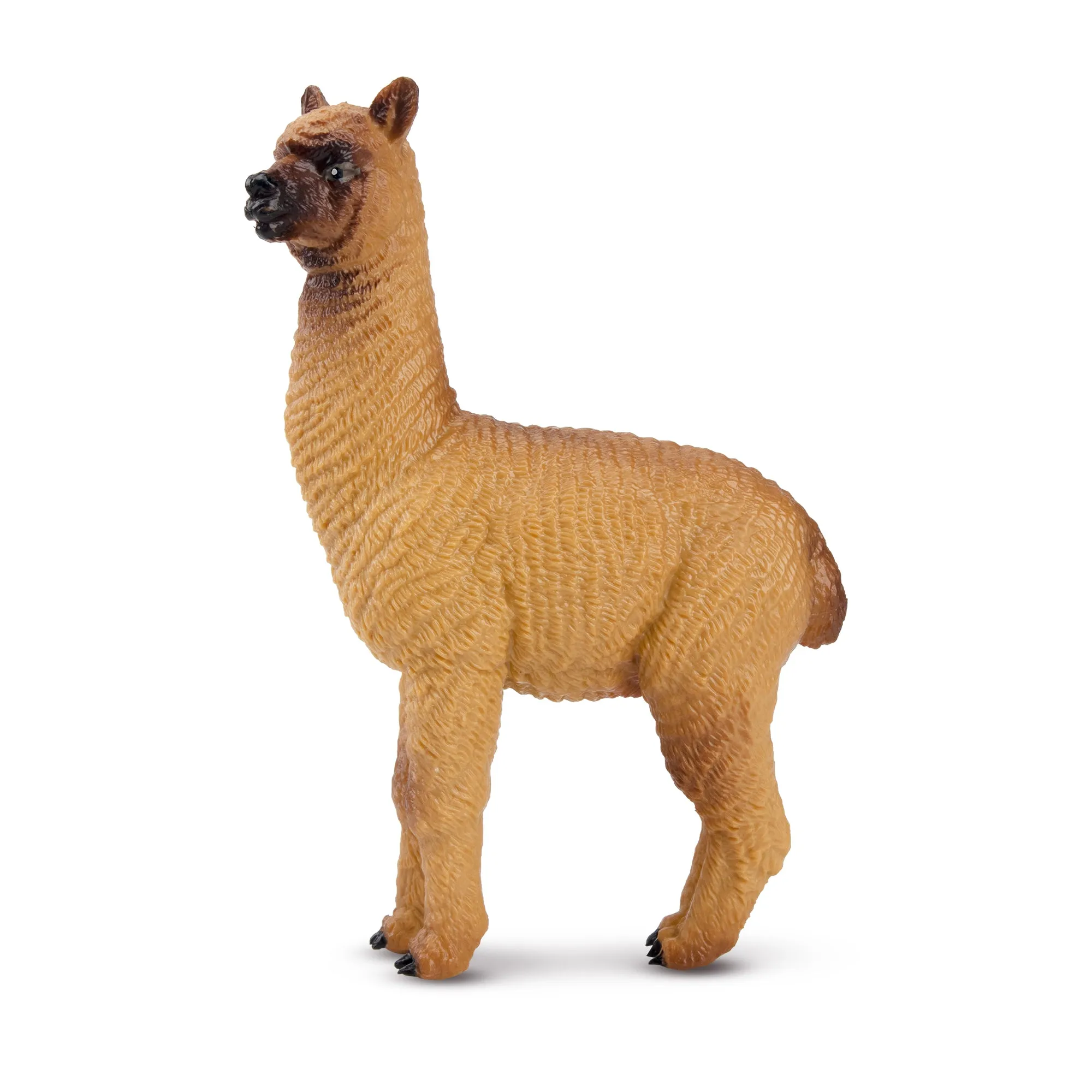 Toymany Brown Male Alpaca Figurine Toy