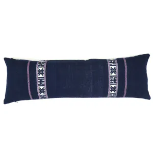 Vintage Indigo Cotton Cuff Pillow C.3