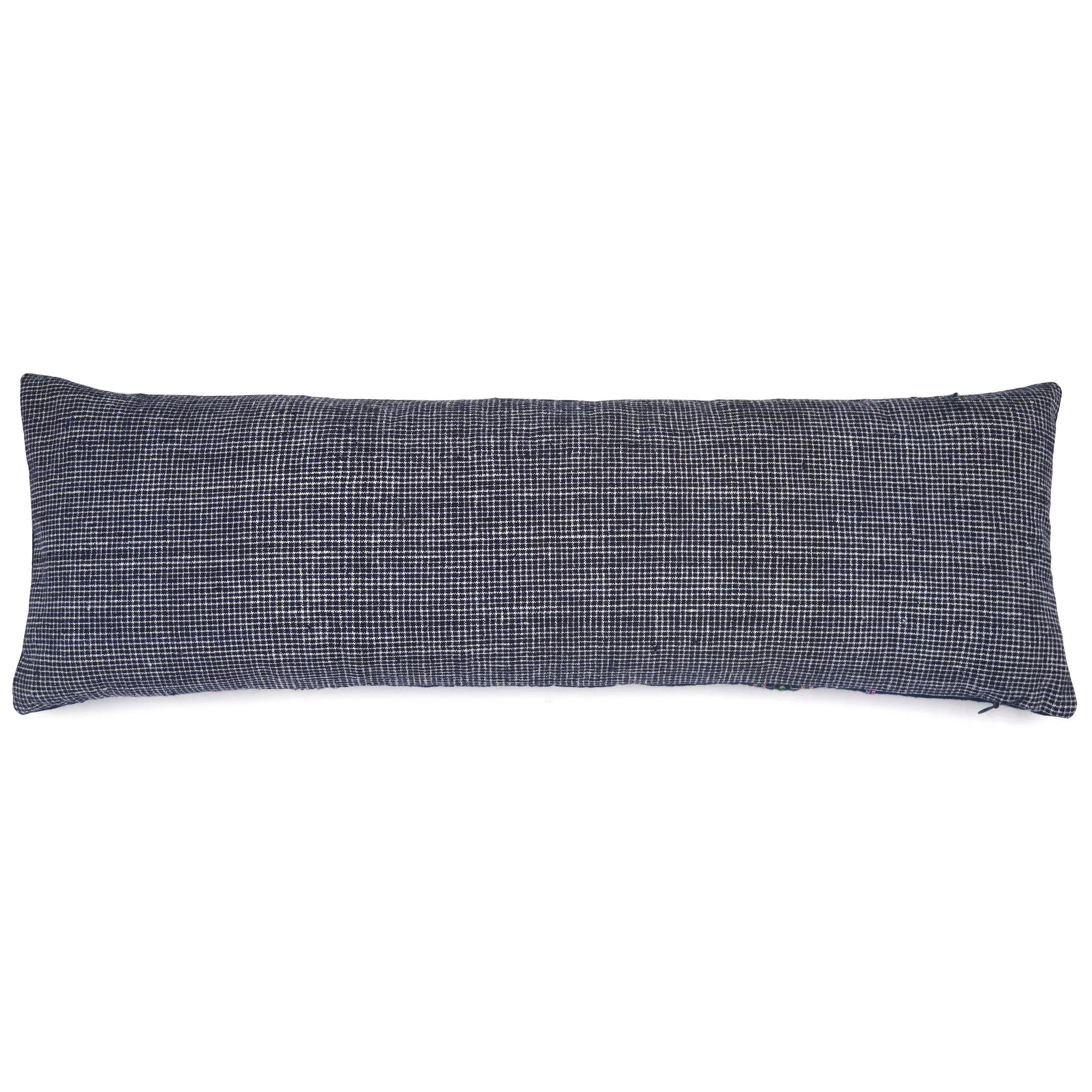 Vintage Indigo Cotton Cuff Pillow C.3