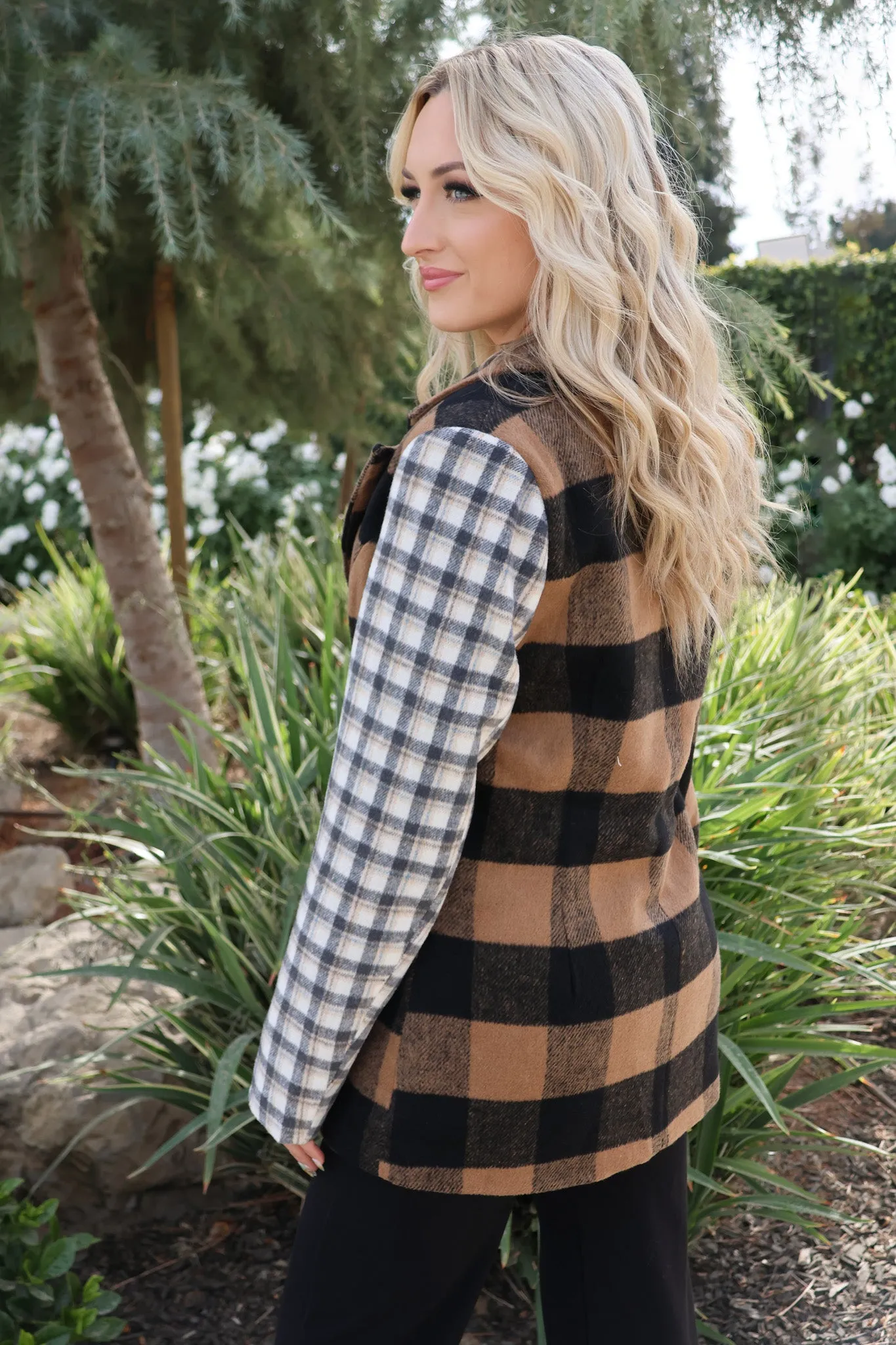 Warm & Cozy Plaid Jacket