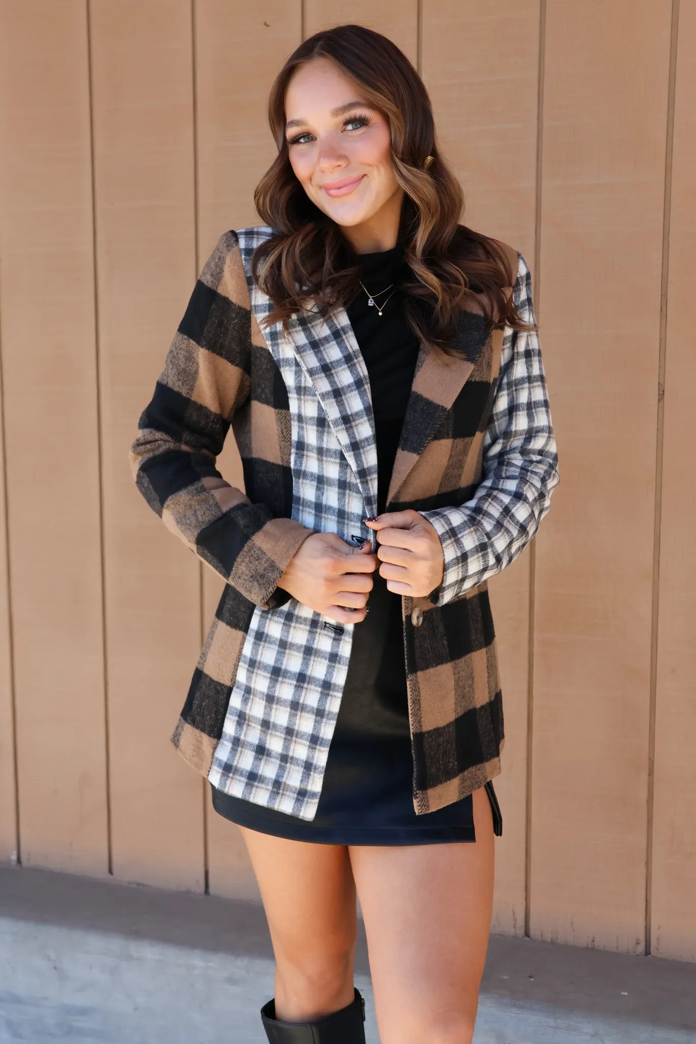 Warm & Cozy Plaid Jacket