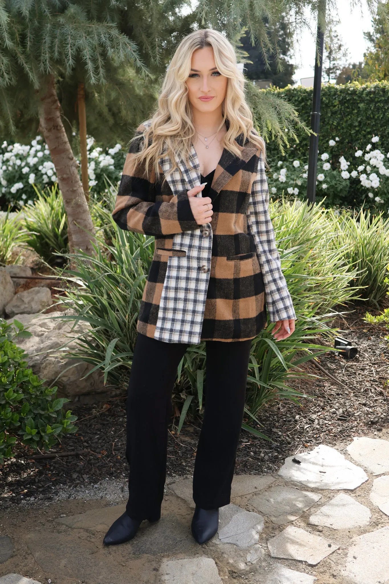 Warm & Cozy Plaid Jacket