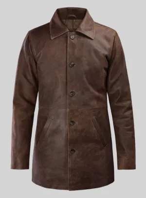 Winchester Leather Trench Coat