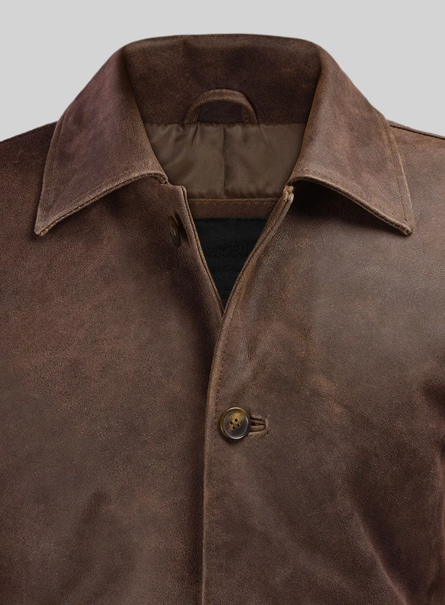 Winchester Leather Trench Coat