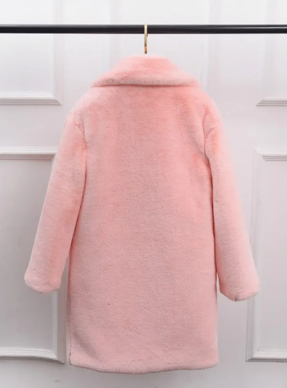 Women Fur Coat Imitation Lambs Wool Winter Coat